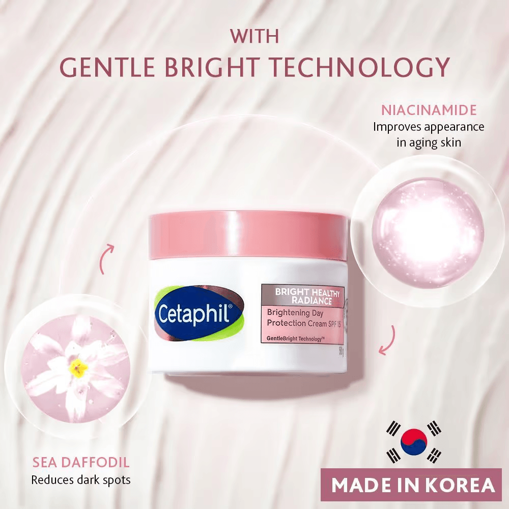 Cetaphil Brightening Day Cream with Niacinamide reduces Dark spots, Dermatologist Tested (50gm) Day cream from Cetaphil