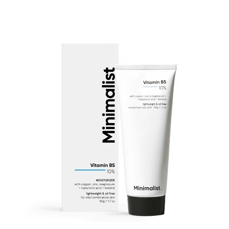 Minimalist 10% Vitamin B5, Oil-Free Moisturizer With Zinc, Copper, Magnesium & Ha For Oily Skin (50 g) Moisturizer from HAVIN