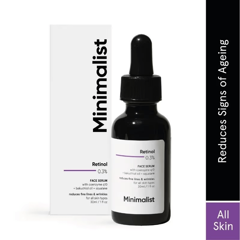 Minimalist 0.3% Retinol Face Serum For Anti Ageing With Coenzyme Q10 (30ml) Face serum from HAVIN