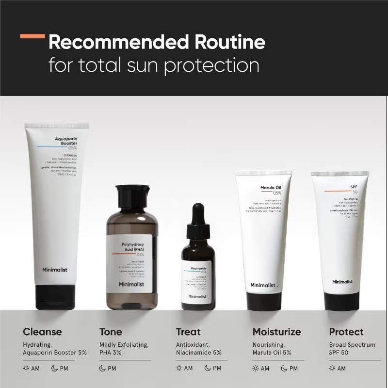 Minimalist SPF 50 PA ++++ Sunscreen With Multi-Vitamin For Reducing Photoaging & No White Cast (50g) sunscreen from HAVIN