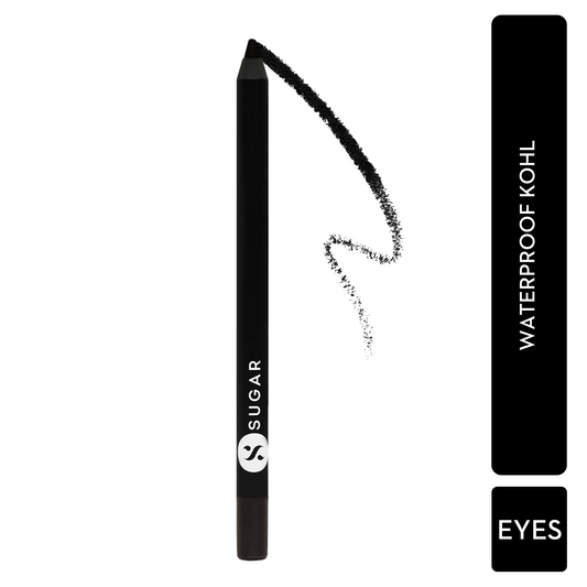 SUGAR Stroke Of Genius Heavy Duty Kohl With Free Sharpener - 01 Back To Black (Black) eyes from Sugar