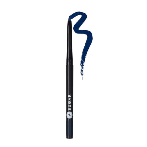 SUGAR Cosmetics Kohl of Honour Intense Kajal | Upto 12 hrs | Long Lasting, Smudge Proof & Waterproof Kajal | Matte Finish | Twist Up Kajal Pencil | Paraben Free - True Blue  from SUGAR Cosmetics