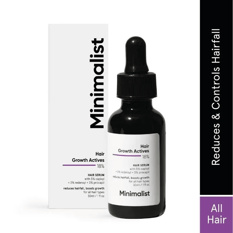 Minimalist Hair Growth Actives 18% Serum For scalp - Capixyl, Redensyl, Anagain, Procapil & Baicapil (30ml) Scalp Serum from HAVIN