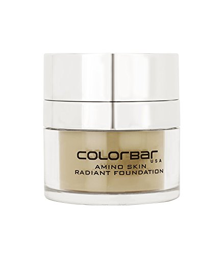 Colorbar Amino Skin Radiant Cream Foundation, Ivory Fair 001, 15g | Smooth and Satin finish | High-coverage | Suitable for all skin types  from Colorbar