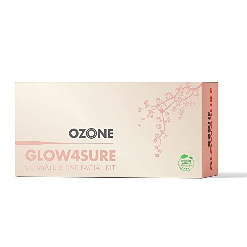 Ozone Glow4Sure Ultimate Shine For Facial Kit For Men & Women | Ideal For All Skin Types Glowing Skin, Bright & Radiant Complexion | Enriched With Organic Ingredients | Sulphates & Paraben Free  from Ozone