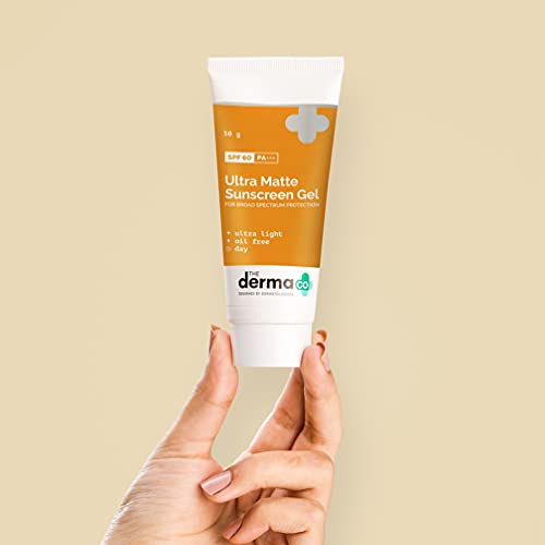 The Derma Co Ultra Matte Sunscreen Gel with SPF 60  from The Derma Co