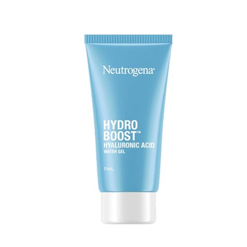 Neutrogena Hydro Boost Hyaluronic Acid Face Moisturizer 15ml | 24 hours long lasting Hydration | Oil free non sticky light water gel fast absorbing| Daily use | All Skin Types | For Men & Women 15ml  from Neutrogena