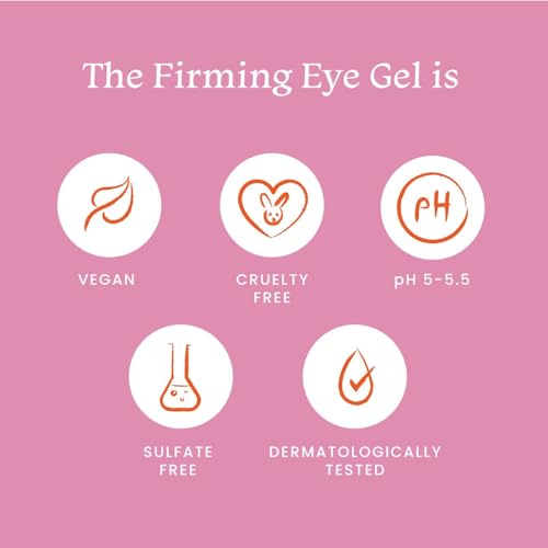 Foxtale Firming Eye Gel to Reduce Dark Circles, Puffy Eyes, Fine Lines and Inflammation | Cooling and Hydrating for Under-Eyes with Peptides, Algae, Provitamin B5| All Skin Types| Men & Women - 20ml  from FoxTale