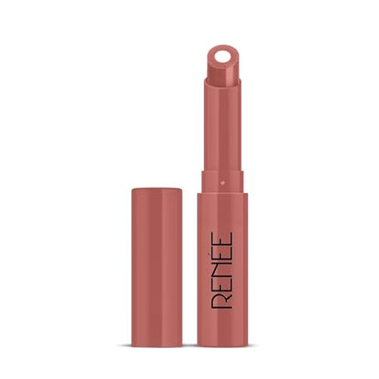 RENEE Lip Fix 3 in 1 Tinted Lip Balm 02 Nutmeg 1.6 Gm, Heals Lightens & Nourishes | Dual Core Care Enriched with Vitamin E, Shea Butter & Jojoba Oil for Dry & Chapped Dry Lips  from RENEE