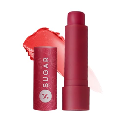 SUGAR Cosmetics Tipsy Lip Balm For Dry & Chapped Lips With Vitamin E, Shea Butter and Jojoba Oil | Lip Protection & Nourishment | LipBalm with SPF | 4.5gm - 02 Cosmopolitan  from SUGAR Cosmetics