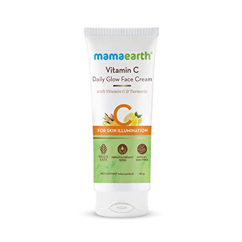 Mamaearth Vitamin C Daily Glow Face Cream With Vitamin C & Turmeric For Skin Illumination - 80 G  from Mamaearth