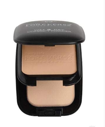 Daily Life Forever52 Dual Wet and Dry Compact With Sponge and Mirror (12g, Sand)  from Forever52