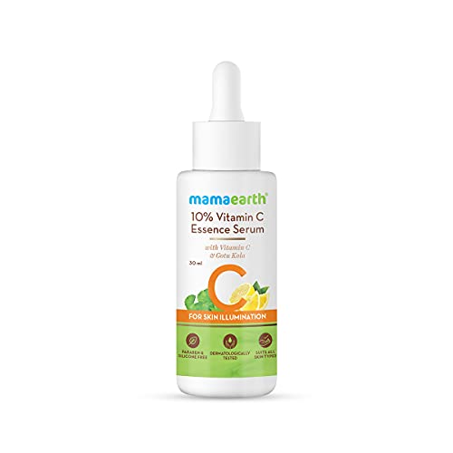 Mamaearth 10% Vitamin C Face Serum, Essence Serum with Vitamin C and Gotu Kola for Skin Illumination - 30ml  from Mamaearth