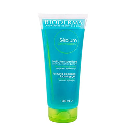 Bioderma Sebium Gel Moussant Purifying Cleansing Foaming Gel Combination To Oily Skin, 200ml cleansing foam from Bioderma