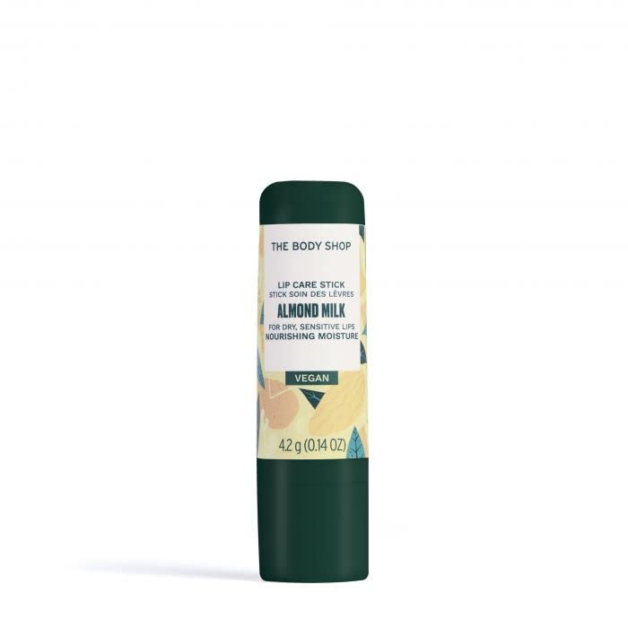 The Body Shop Almond Milk Lip Care Stick for Dry, Sensitive Lips Nourishing Moisture Vegan 4.2 G  from The Body Shop