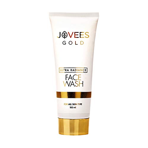 Jovees Herbal Ultra Radiance Gold Face Wash | Gives Nourished & Hydrated Skin, Reduce Dark Spot And Improves Skin Texture | For All Skin Types 100ML  from JOVEES