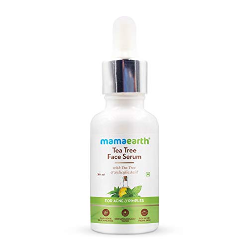 Mamaearth Tea Tree Face Serum For Acne Prone Skin With Tea Tree & Salicylic Acid For Acne & Pimples, 30ml  from Mamaearth