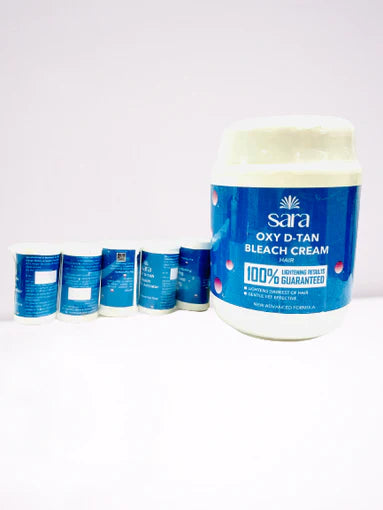 Sara Oxy Dtan Bleach Cream | Skin Whitening And Hair Lightning Formula | Suitable For All Skin Types | 800G Bleach from SARA BEAUTY