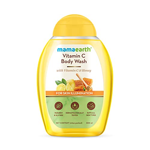 Mamaearth Vitamin C Body Wash with Vitamin C & Honey, Shower Gel for Skin Illumination - 300ml  from Mamaearth