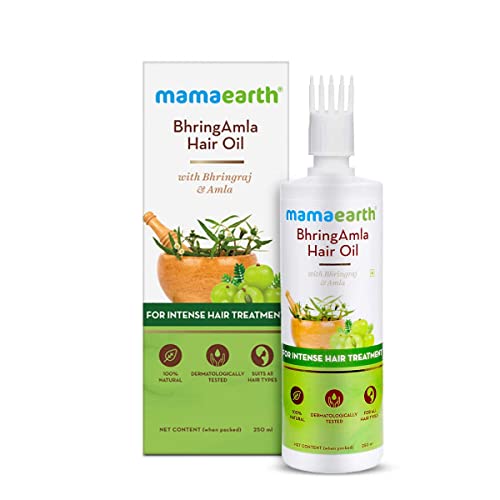 Mamaearth Bhring Amla Hair Oil With Bhringraj & Amla, 250ml  from Mamaearth