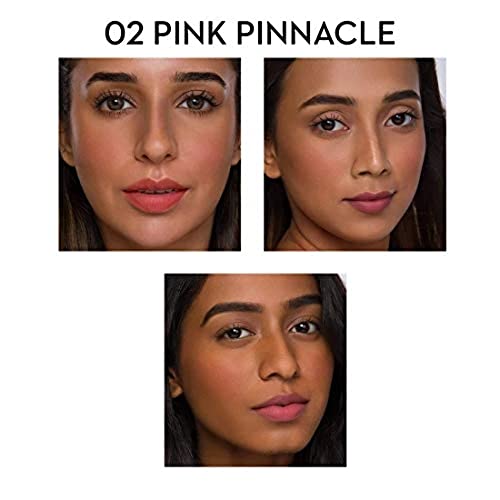 SUGAR Cosmetics Contour De Force Mini Blush for Face | Face Blusher for Face Makeup | Smooth Texture | Matte & Blendable | Paraben & Cruelty Free | 4gm | 02 Pink Pinnacle (Deep Rose Blush)  from SUGAR Cosmetics