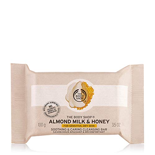 The Body Shop Almond Milk & Honey Cleansing Bar, 100 G  from The Body Shop