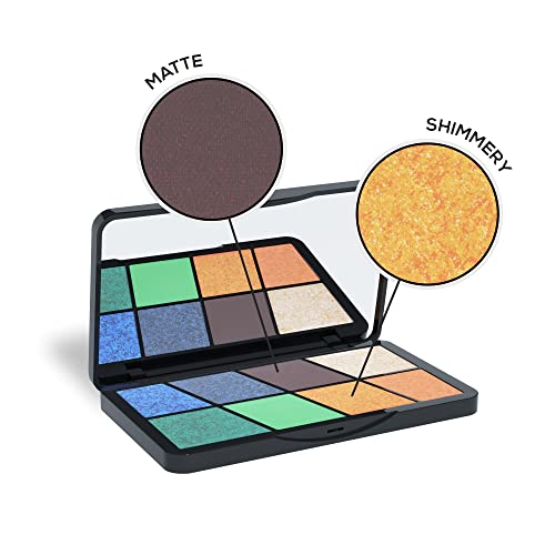 RENEE Eyeshadow Palette, Long Lasting, High Pigmented Multicolor Eye Makeup with Mattes & Shimmers, Party Hour 16gm  from RENEE