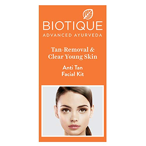 Biotique Tan Removal Clear Young Skin Facial Kit (Free with Swiss Magic Dark Spot Corrector) facial Kits from Biotique