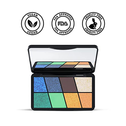 RENEE Eyeshadow Palette, Long Lasting, High Pigmented Multicolor Eye Makeup with Mattes & Shimmers, Party Hour 16gm  from RENEE