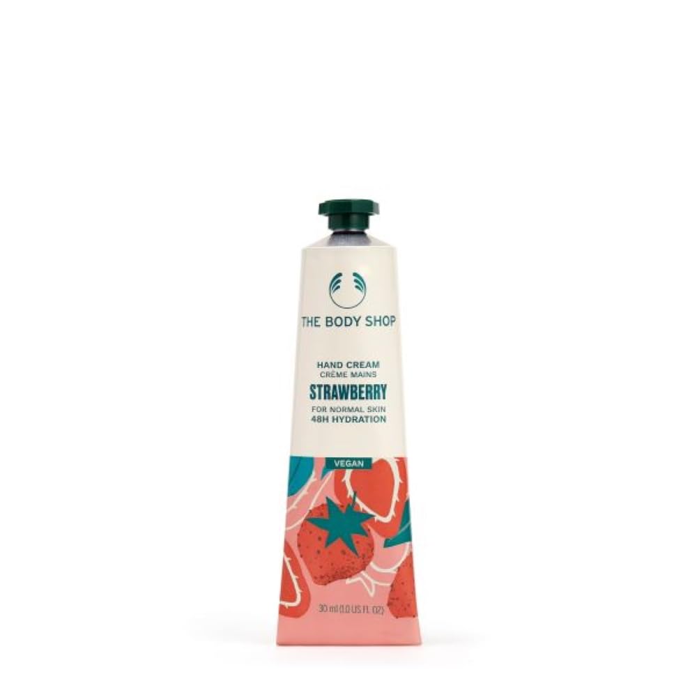 The Body Shop Hand Cream Strawberry, Paraben-Free, 1.0 Fl. Oz.  from The Body Shop