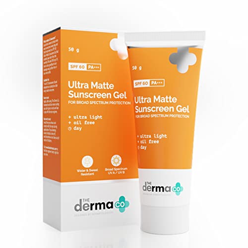 The Derma Co Ultra Matte Sunscreen Gel with SPF 60  from The Derma Co