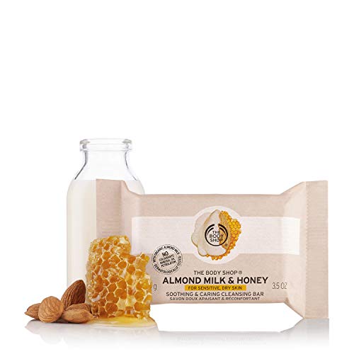 The Body Shop Almond Milk & Honey Cleansing Bar, 100 G  from The Body Shop