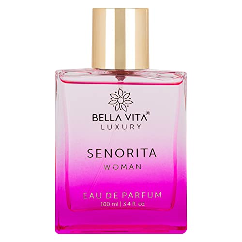 Bella Vita Luxury Senorita Woman Eau De Parfum Perfume with Yuzu, Lotus, Magnolia, Musk|Premium, Long Lasting Floral, Fruity Fragrance for Women 100ML perfume from Bella Vita Luxury