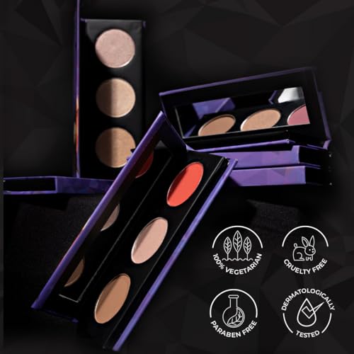 SUGAR Cosmetics Contour De Force Face Palette for Makeup | Includes Matte Bronzer, Highlighter & Blush | Makeup Palette with Built-in Mirror - 02 Vivid Victory  from SUGAR Cosmetics