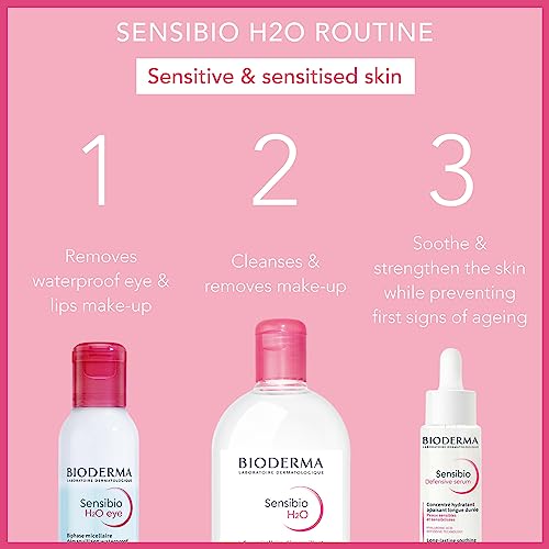 Bioderma Sensibio H2O Daily Soothing Cleanser, Make up Pollution & Impurities Remover Face Eyes Sensitive skin, 250ml cleanser from Bioderma