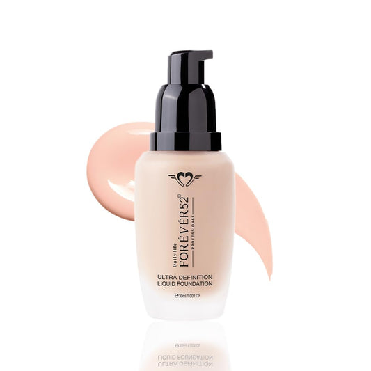 Daily Life Forever52 Ultra Definition Liquid Long Lasting Matte Full Coverage Flawless Weightless Cream Foundation, Milk Cake (FAIR SHADE WITH PINK UNDERTONE) - 005  from Forever52