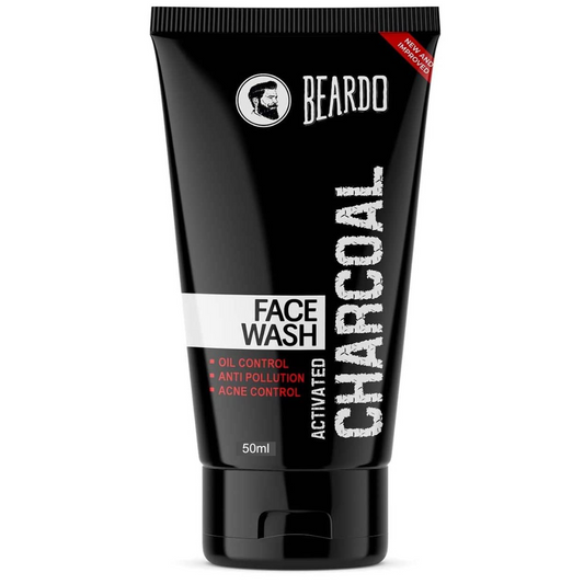 Beardo Activated Charcoal Face Wash (50ml) face Wash from beardo