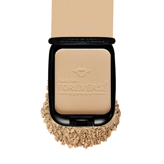 Daily Life Forever52 Dual Wet and Dry Compact With Sponge and Mirror (12g, Ivory)  from Forever52