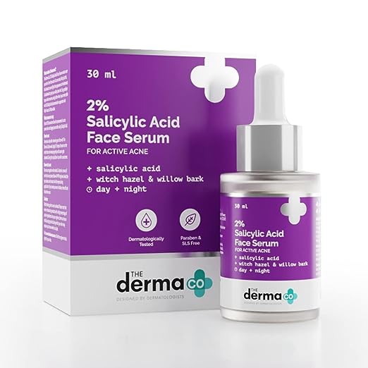 The Derma Co 2% Salicylic Acid Serum for Acne & Acne Marks 30ml Face serum from HAVIN
