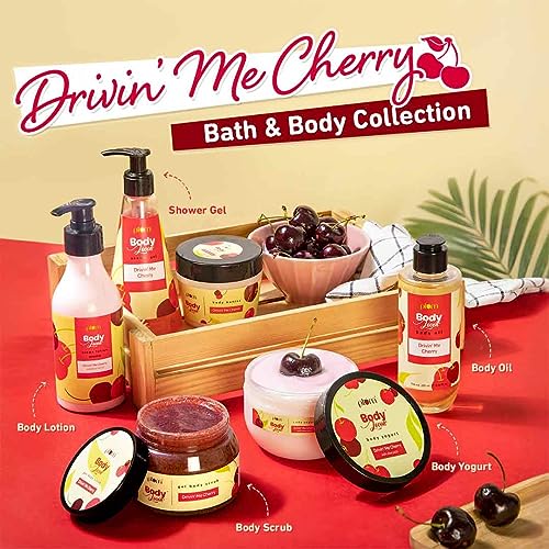 Plum BodyLovin' Drivin' Me Cherry Shower Gel | SLS-Free Body Wash For Women | Long Lasting Sweet Cherry Fragrance | Aloe-Infused Nourishing Body Cleanser For Soft & Smooth Skin (240 ml)  from Plum