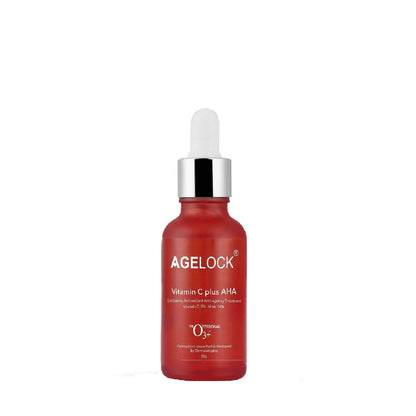 O3+ Agelock Vitamin C AHA Serum For Face Exfoliating, Antioxidant, Anti-Ageing, Blemish-Free & Youthful Skin, 30G  from O3+