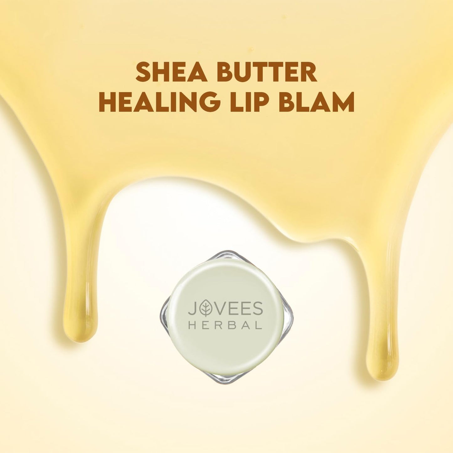 Jovees Herbal Shea Butter Healing Lip Balm | 24 Hour Hydration | Heals Dry and Flaky Lips | Gives Soft and Supple Lips 8g  from JOVEES