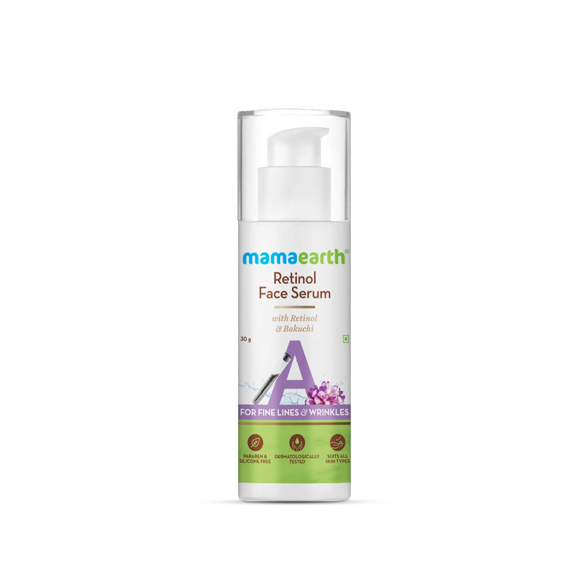 Mamaearth Retinol Face Serum with Retinol & Bakuchi for Fine Lines & Wrinkles 30 g  from Mamaearth