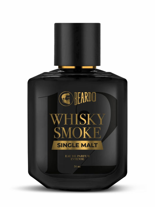 Beardo SINGLE MALT Whisky Smoke Perfume for men, 50ml | INTENSE EAU DE PARFUM - Highly Concentrated | Spicy, Woody - Oudh - Luxury Perfume | Ideal Gift for men perfume from BEARDO