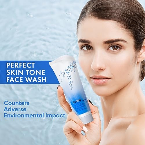 Ozone Perfect Skin Tone Face Wash For Men & Women | Ideal For All Skin Types Helps in Nourishing, Glowing & Moisturising The Skin | Enriched with Aloe Vera, Lemon & Cucumber -100 g (Pack of 1)  from Ozone