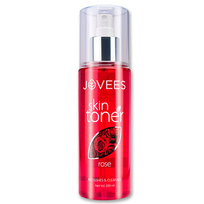 Jovees Herbal Rose Skin Toner| For Youthful Skin, Tightens Pores, Healthy Glow | 100% Natural | For Normal to Dry Skin | Paraben and Alcohol Free | 200ML  from JOVEES