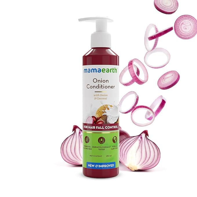 Mamaearth Onion Conditioner for Hair Growth & Hair Fall Control with Coconut Oil 250ml conditioner from mamaearth