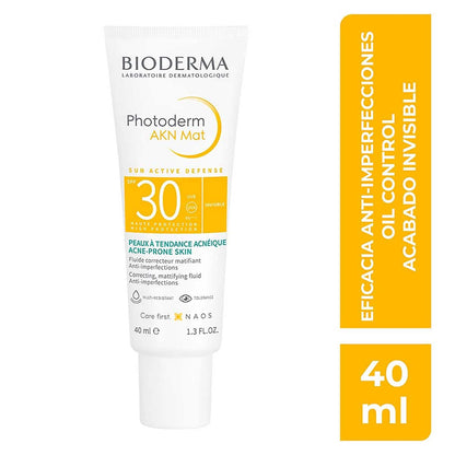 Bioderma Photoderm AKN Mat SPF 30 UVA 13, 40ml sunscreen from Bioderma