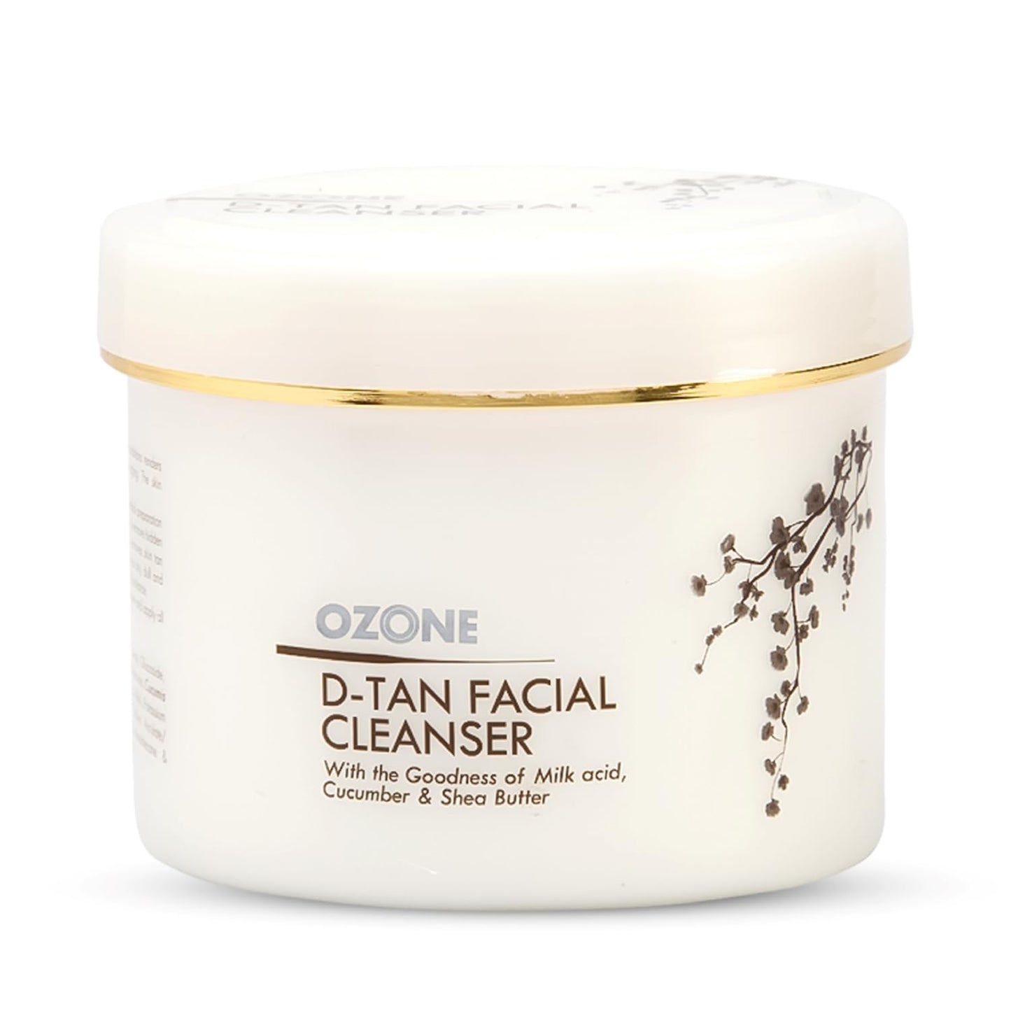 Ozone D-Tan Facial Cleanser | Enriched with Cucumber, Shea Butter & Milk | Detan Face Cleanser For Men & Women | All Skin Types, Tan Removal, Soft, Smooth & Uneven Skin Tone | 500gm  from Ozone