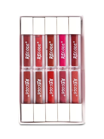 Recode Silky Matte Mini Liquid Lipsticks - 12.50 ml (1.25ml x 10) lipstick from Recode